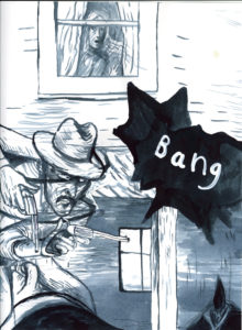 Action! fra Villadsens cowboytegneserie