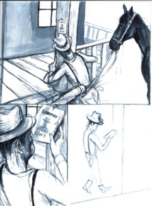 Hertil er Rikke Villadsens tegneseriewestern nået