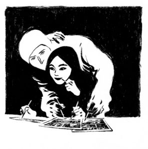 Risbjerg og Pandolfo i Risbjergs streg