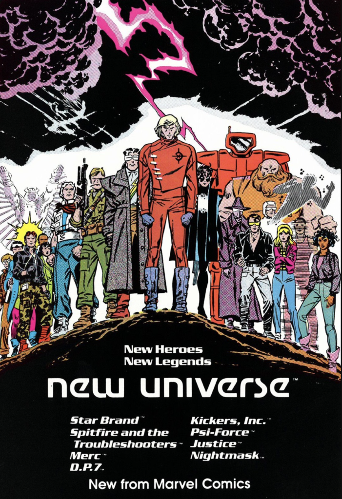 Og så var der det stort opslåede NEW UNIVERSE, som skulle markere Marvels 25 års jubilæum